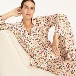 J Crew Medium Eco Luxe Pajama Set in Vintage Floral